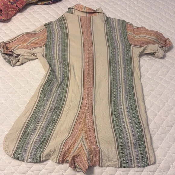 FREE PEOPLE Summer Heat Romper Medium - Picture 4 of 4